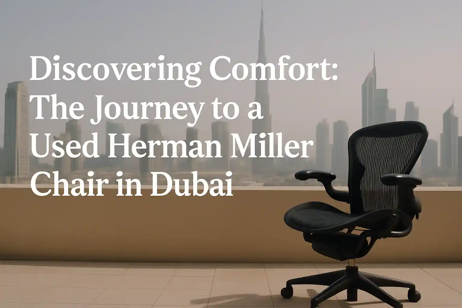 Discovering Comfort: The Journey to a Used Herman Miller Chair in Dubai