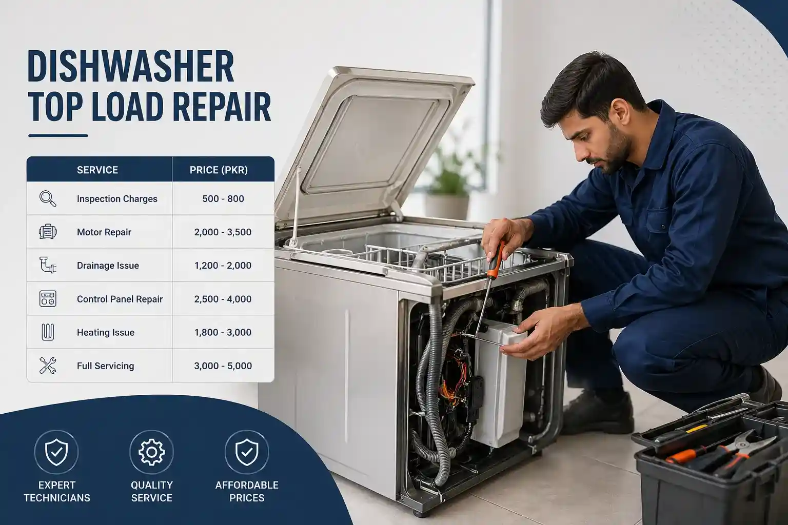 Dishwasher Top Load Repair