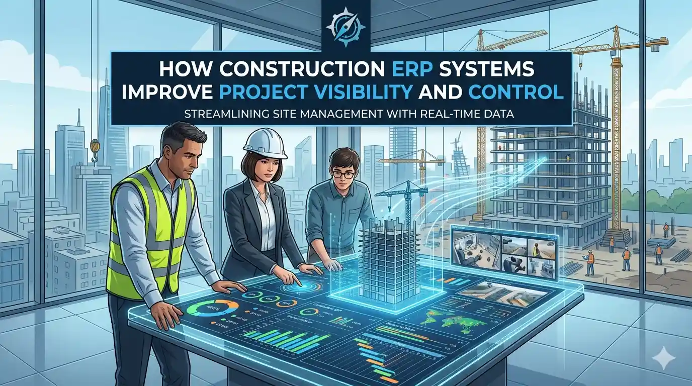 How Construction ERP Systems Improve Project Visibility and Control