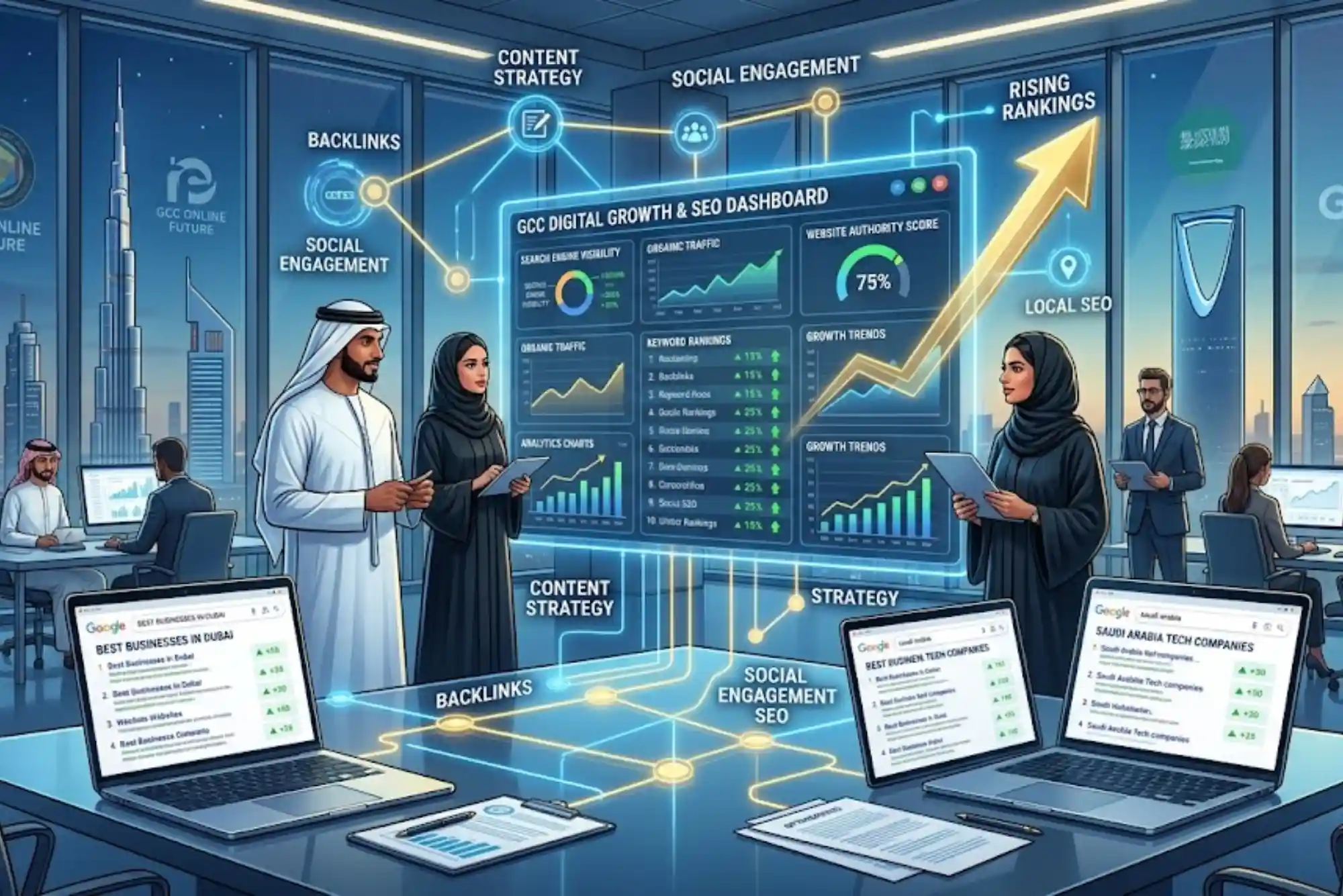 Building Sustainable Online Authority for UAE Businesses in a Competitive Digital Era