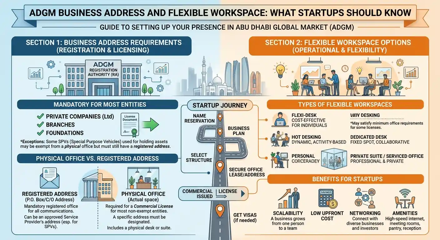 ADGM Business Address and Flexible Workspace