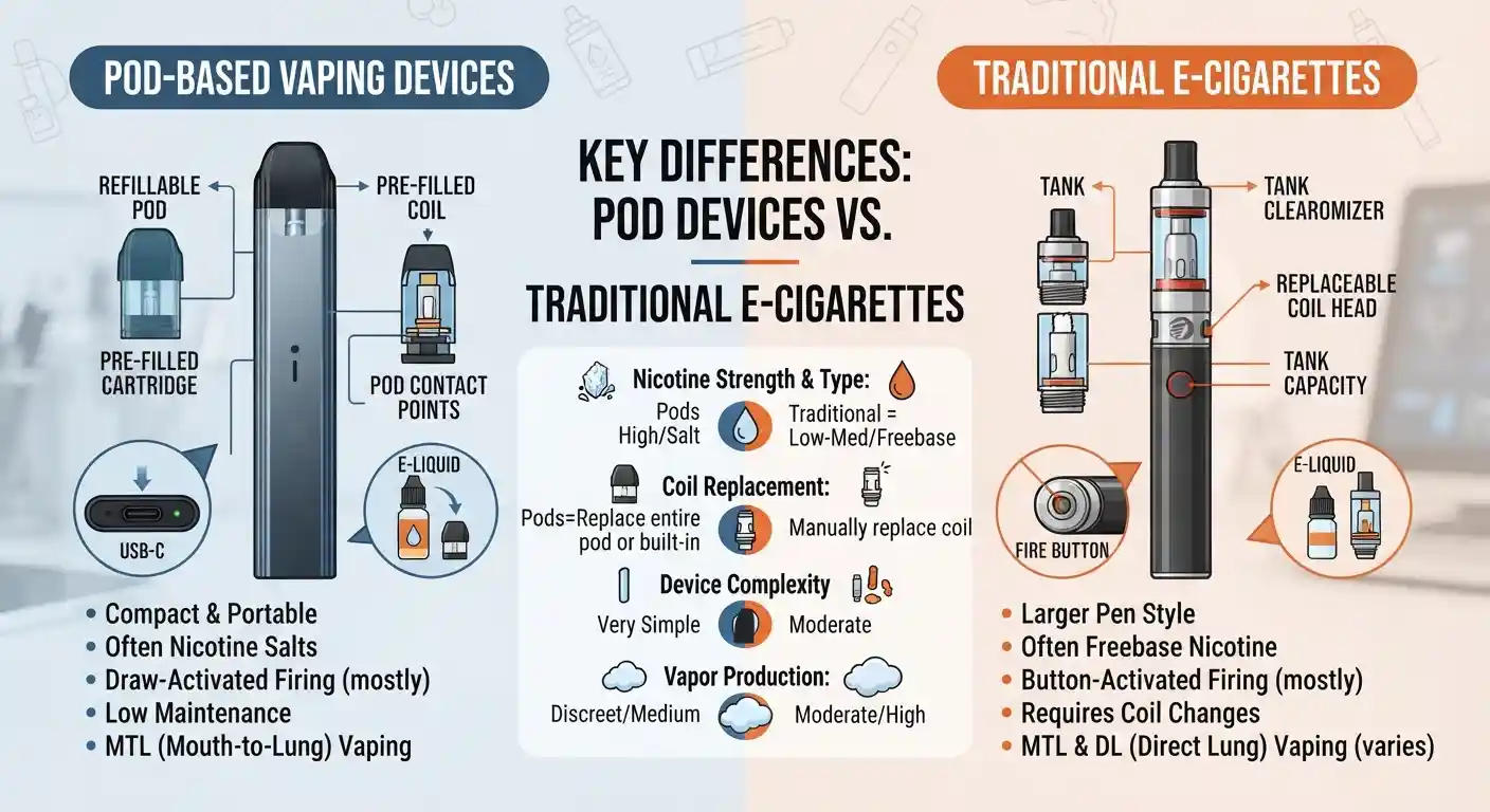 Pod-Based Vaping Devices
